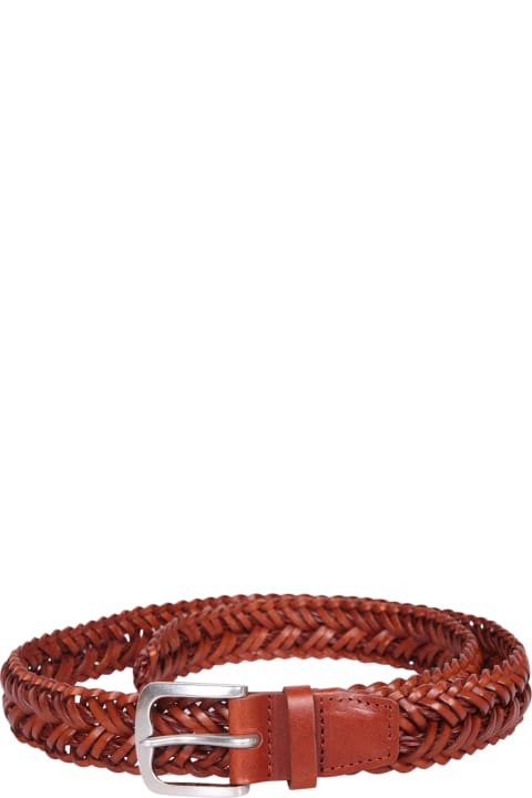 Belts for Men Orciani Coloring Brown Belt