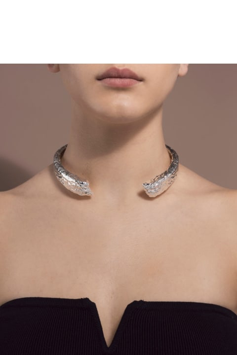 Necklaces for Women Federica Tosi Choker Daisy Silver