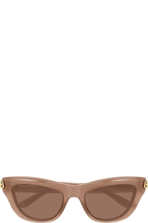 Homeware Balenciaga Eyewear Bb0430s-004 - Nude Brown Sunglasses