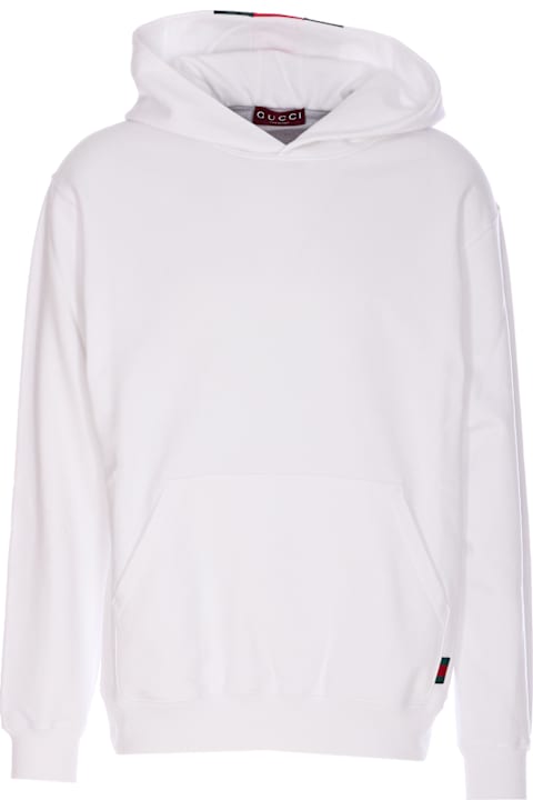 Sale for Men Gucci Web Detail Hoodie