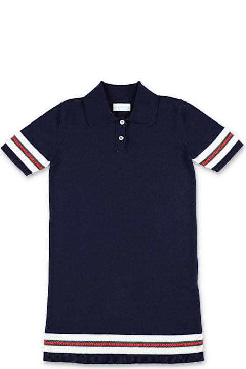Homeware Gucci Gucci Web Stripe Polo Dress For Girls