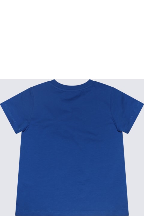 Moschino T-Shirts & Polo Shirts for Boys Moschino Blue Multicolour Cotton T-shirt