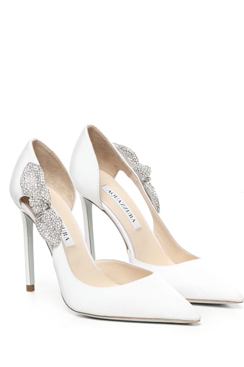 Aquazzura Shoes for Women Aquazzura Pumps Very Bow Tie Crystal
