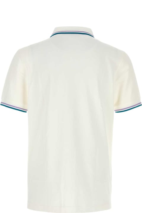 Fred Perry for Men Fred Perry White Piquet Polo Shirt