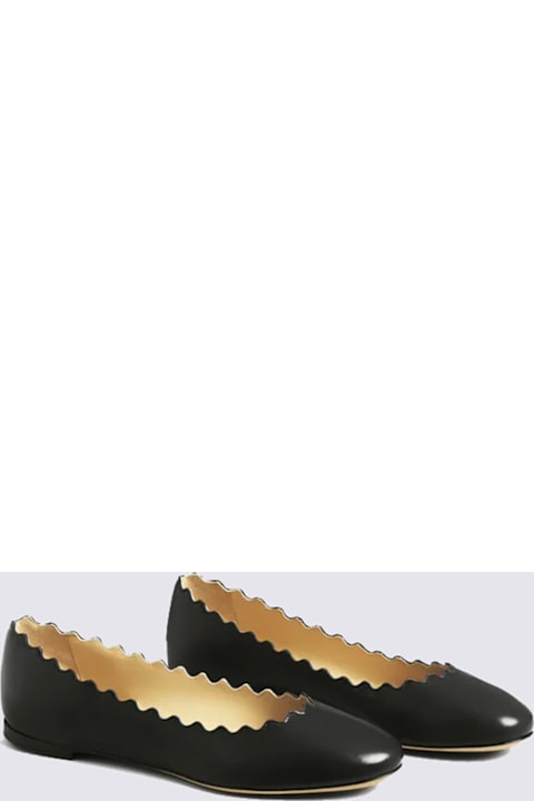 Flat Shoes for Women Chloé Black Leather Flats