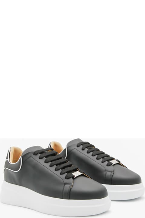 Philipp Plein for Women Philipp Plein Black Leather Megastar Sneakers