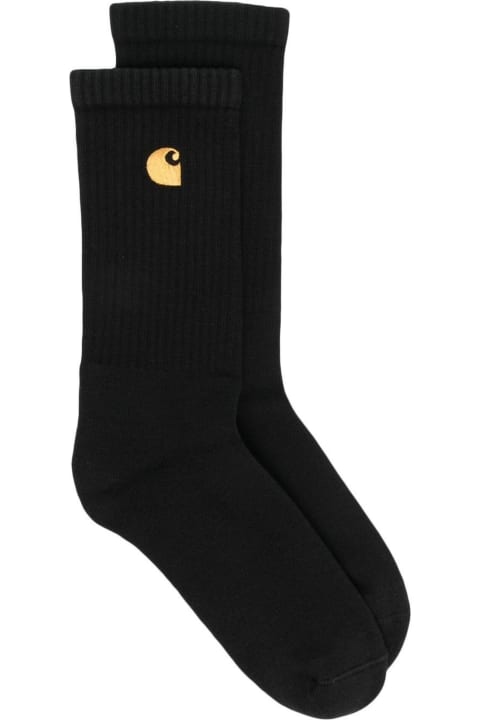 Carhartt Underwear for Men Carhartt Black Cotton Blend Socks