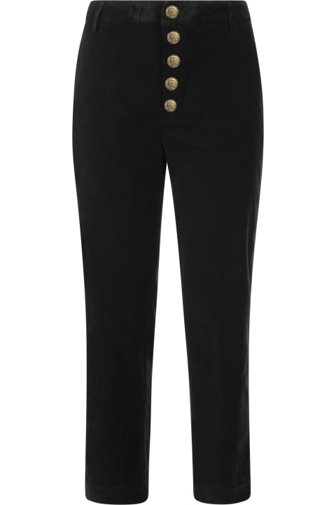 Fashion for Women Dondup Nima - Loose Velvet Trousers