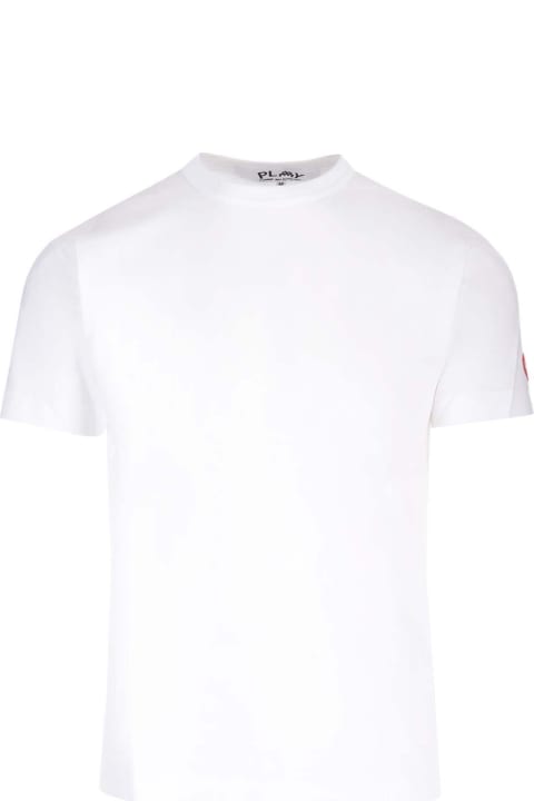 Comme des Garçons Topwear for Men Comme des Garçons Logo Patch Crewneck T-shirt