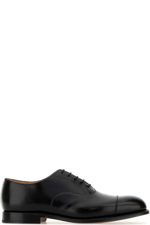 Church's Black Leather Consul Lace-up Shoes