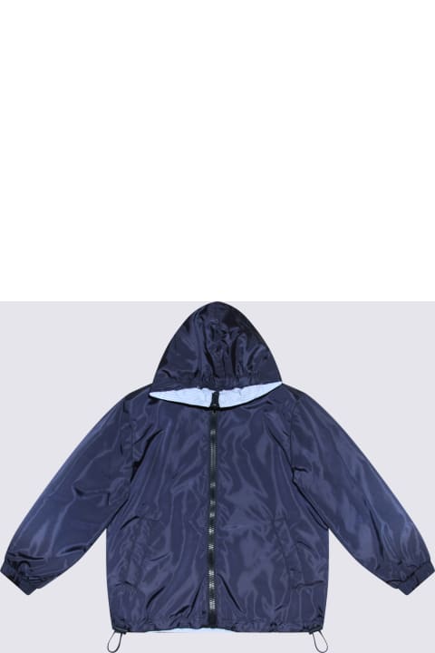 Il Gufo Coats & Jackets for Girls Il Gufo Blue Cotton Down Jacket