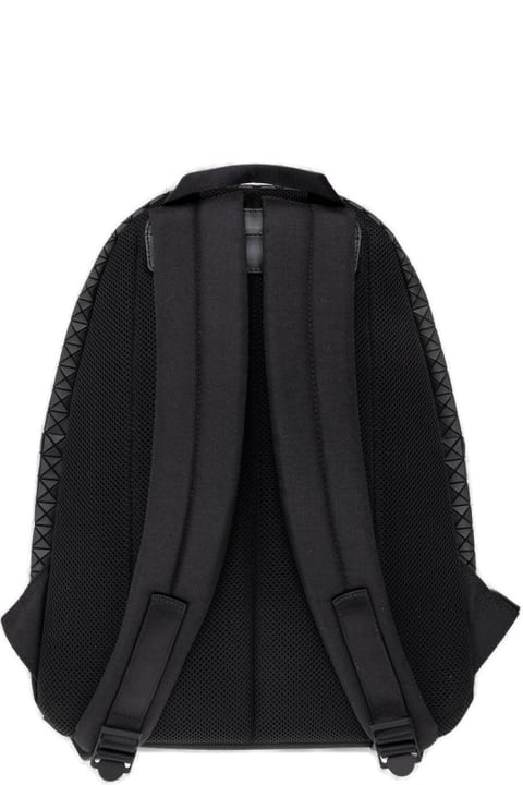Geometric Zipped Backpack