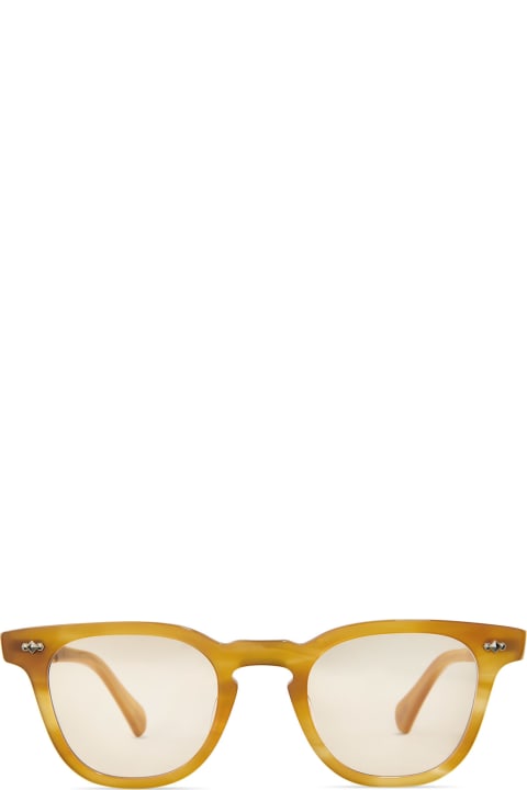 Mr. Leight Eyewear for Men Mr. Leight Dean C Honey Tortoise-12k White Gold-demo Beige Glasses