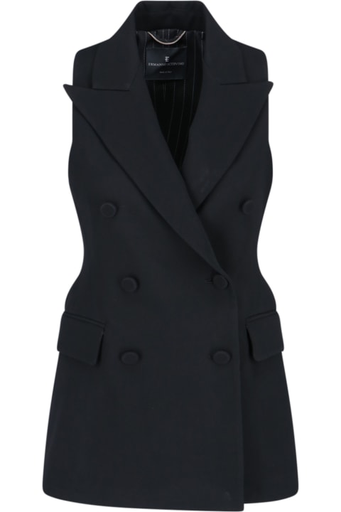 Ermanno Scervino Coats & Jackets for Women Ermanno Scervino Double-breasted Vest