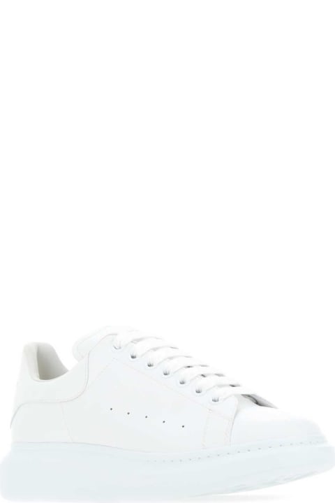 Fashion for Men Alexander McQueen Ivory Leather Sneakers
