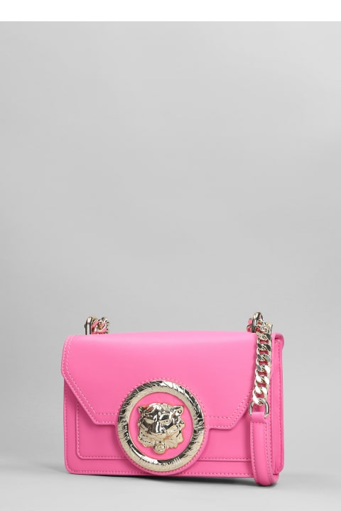 Shoulder Bag In Rose-pink Faux Leather