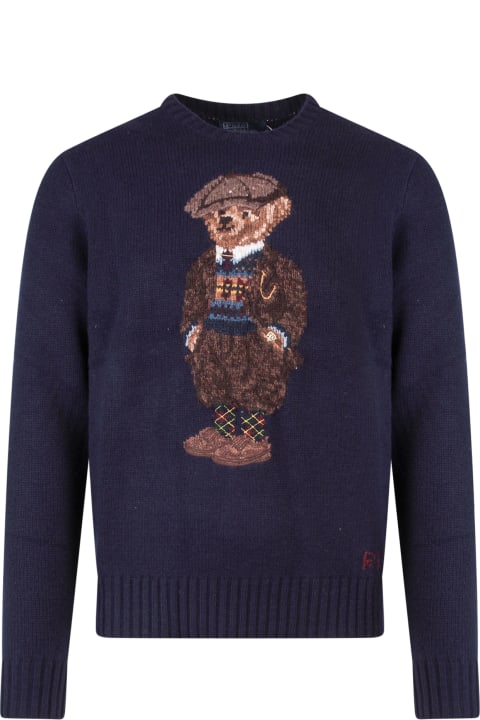 Bear Embroidered Sweater