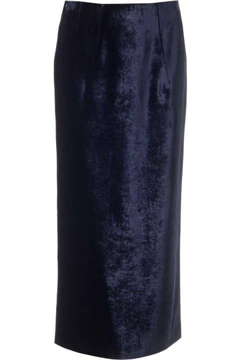 Fendi for Women Fendi Velvet Pencil Skirt