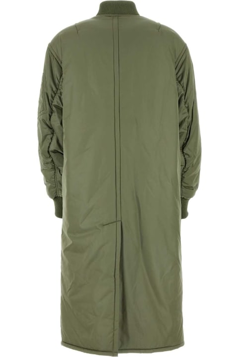 STAND STUDIO Coats & Jackets for Women STAND STUDIO Olive Green Nylon Abbie Padded Jacket