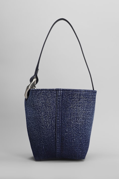 Valentino Garavani Midnight Blue Leather Alltime Shoulder