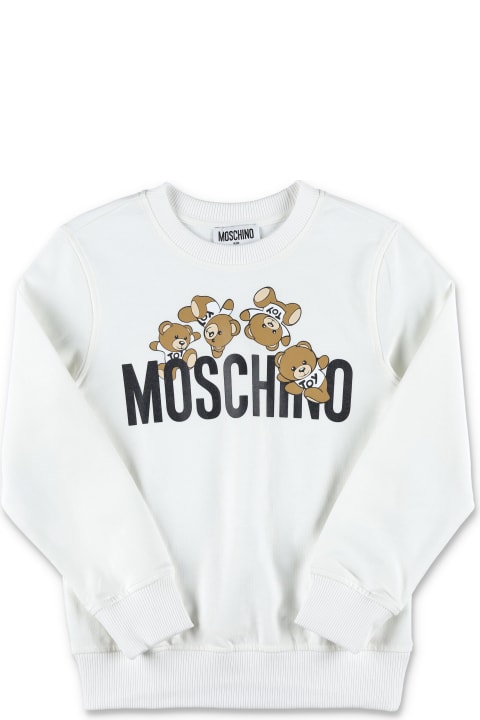 Moschino Topwear for Boys Moschino Fleece Logo Bear