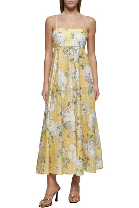 Homeware Zimmermann Acacia Floral Printed Midi Dress