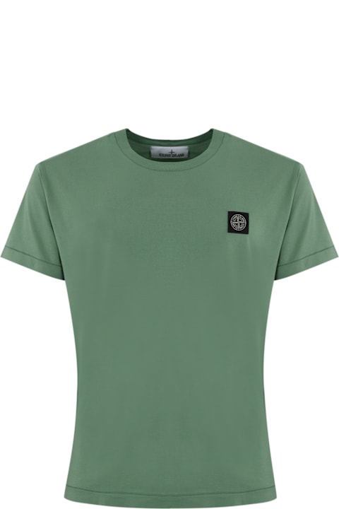 Stone Island Topwear for Men Stone Island Cotton T-shirt 2100039