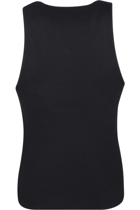 Everywhere Tanks for Men J.W. Anderson Anchor Black Tank Top