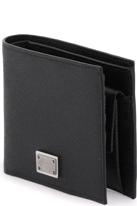 Wallets for Men Dolce & Gabbana Leather Flap-over Wallet