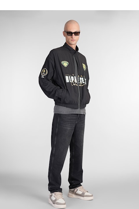 REPRESENT for Men REPRESENT Casual Jacket In Black Nylon