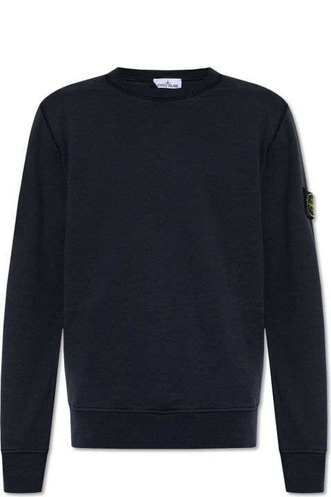 Fleeces & Tracksuits for Men Stone Island Sweatshirt With Logo Patch