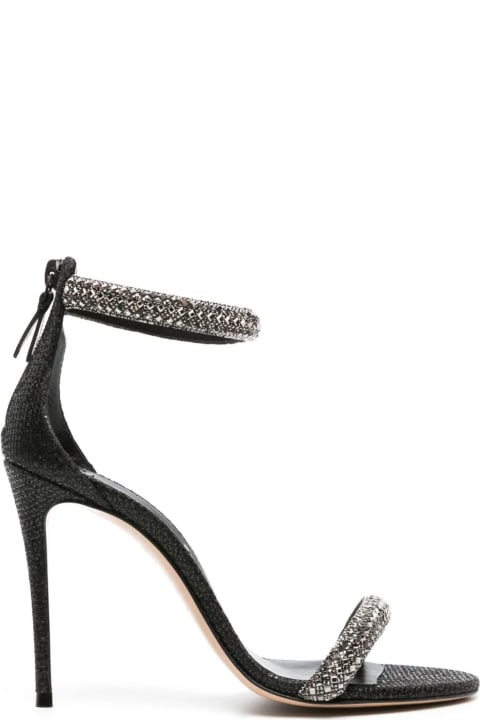 Sandals for Women Casadei Black Scarlet Stratosphere 110 Mm Sandals