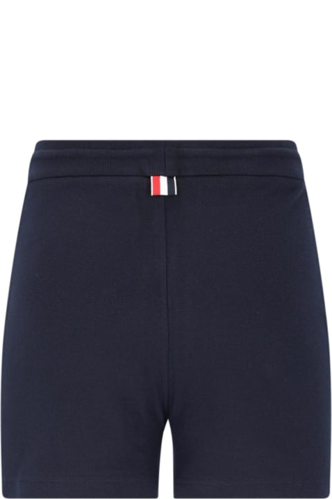 Thom Browne Pants & Shorts for Women Thom Browne Logo Sport Shorts
