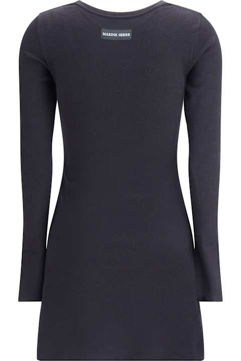 Marine Serre for Women Marine Serre Ribbed Mini Dress