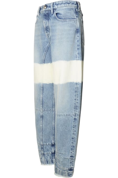 Jil Sander for Women Jil Sander Light Blue Organic Cotton Jeans