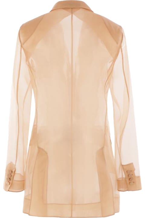 Max Mara Pianoforte Clothing for Women Max Mara Pianoforte Esopodouble-breasted Long-sleeved Jacket Max Mara Pianoforte