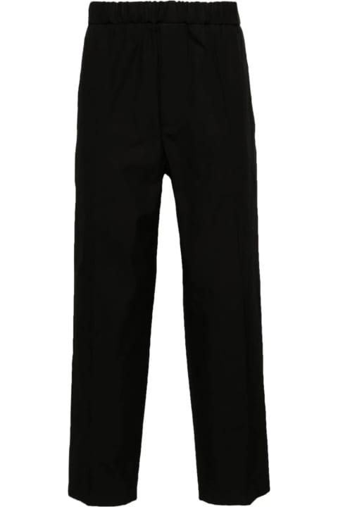 Jil Sander for Men Jil Sander Black Cotton Trousers