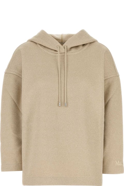 Max Mara for Women Max Mara Sand Cotton Blend Rally Sweatshirt