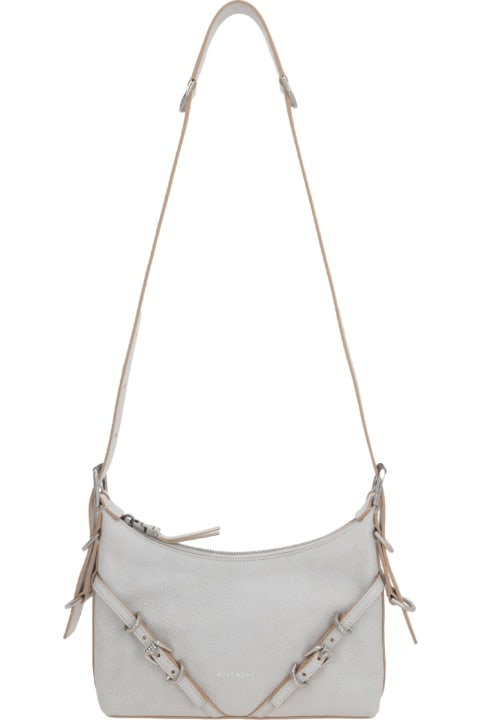 Mini Voyou Bag In Ivory Leather