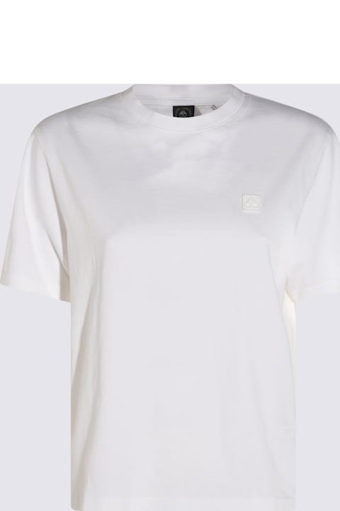 Moose Knuckles Clothing for Women Moose Knuckles White Cotton T-shirt
