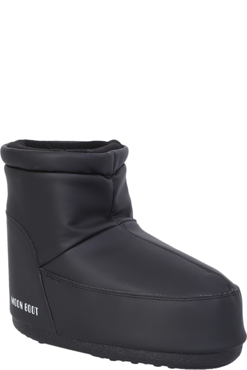 Black Icon Low Ankle Boots