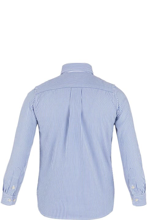Shirts for Boys Ralph Lauren Striped Long-sleeved Shirt