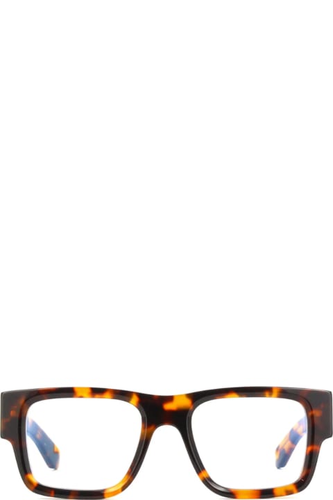 メンズ Off-Whiteのアイウェア Off-White Off White Oerj040 Style 40 6000 Havana Glasses