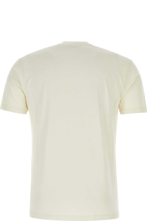 Topwear for Men Tom Ford Sand Lyocell Blend T-shirt