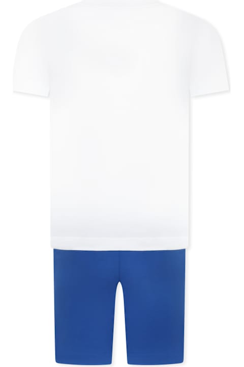 Timberland Jumpsuits for Boys Timberland Multicolor Pajamas For Boy With Logo And Tree
