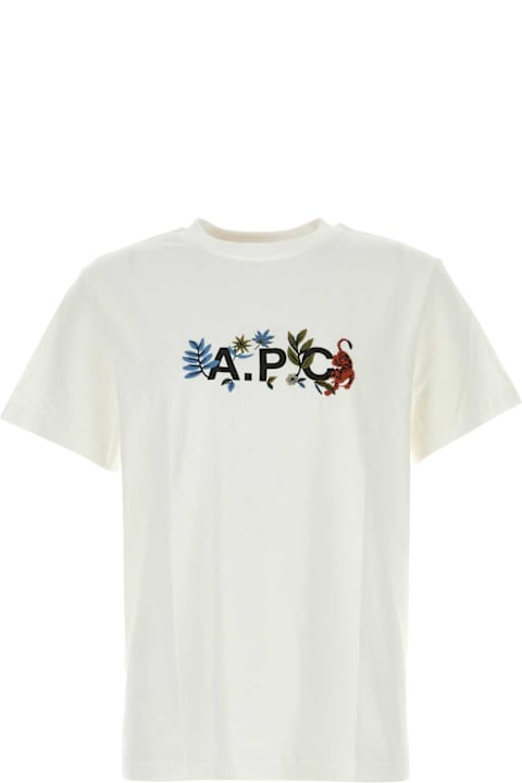 Homeware A.P.C. White Cotton T-shirt