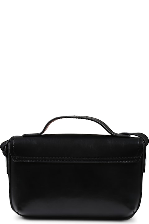 Little Marc Jacobs إكسسورات وهدايا لـ بنات Little Marc Jacobs Black Bag For Girl With Logo