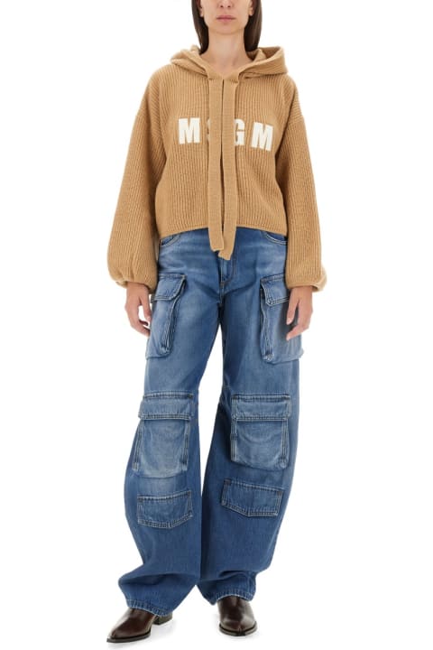 MSGM الجينز لـ السيدات MSGM Cargo Jeans