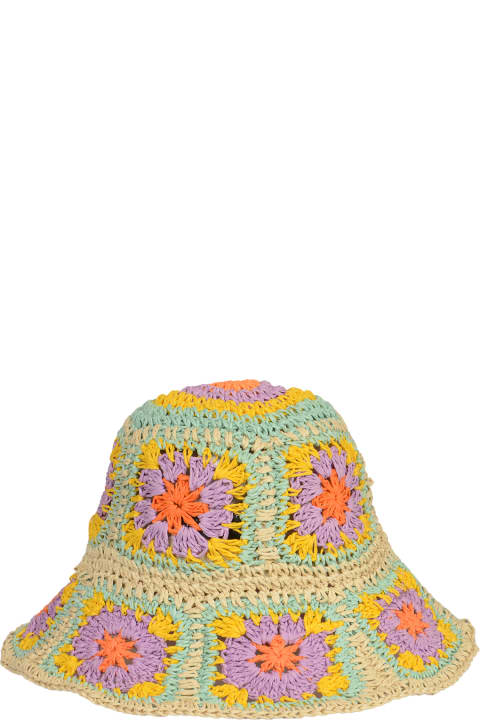 Weili Zheng Hats for Women Weili Zheng Crochet Patterned Hat