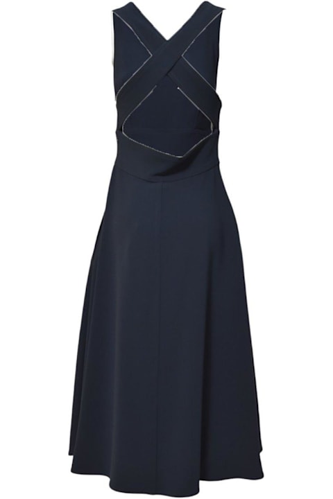 Aspesi Dresses for Women Aspesi Long Crepe Cady Dress